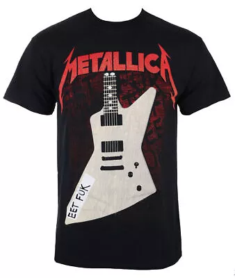 Buy Officially Licensed Metallica Eet Fuk Black Mens T-Shirt Metallica Tee • 15.50£