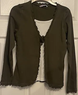 Buy Ladies Double Layer Long Sleeved Top Size 14 - Women • 1.99£