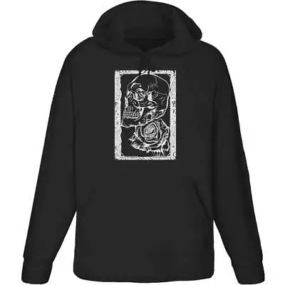 Buy 'Skull And Rose' Adult Hoodie / Hooded Sweater (HO008836) • 24.99£
