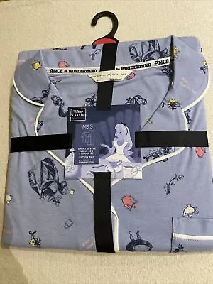 Buy M&s Cotton Jersey Pyjama Set - Disney's 'alice In Wonderland'. Large. Nwt • 15.99£