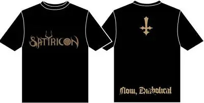 Buy Satyricon - Now Diabolical Logo T-Shirt-S #55583 • 12.27£