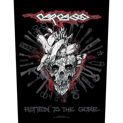 Buy CARCASS Back Patch: ROTTEN TO THE GORE: English Metal Official Merch Fan Gift • 8.95£