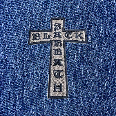 Buy Black Sabbath - Cross (new) Iron On Patch Official Band Merch • 4.75£