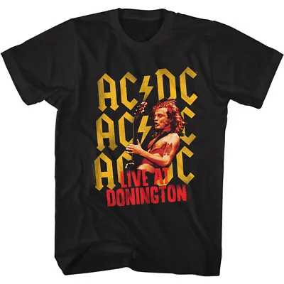 Buy ACDC On Stage Live At Donington Men's T Shirt Official Heavy Metal Music Merch • 40.90£