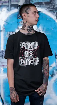 Buy Deadstar Clothing 'funk As Puck' Men's Black T-shirt Size Large *punk Rock *new • 12.50£