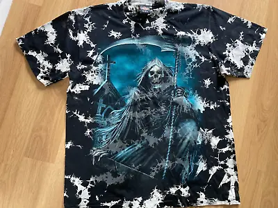 Buy Rock Eagle Black Grim Reaper  T-shirt L 42 -44  • 7.75£
