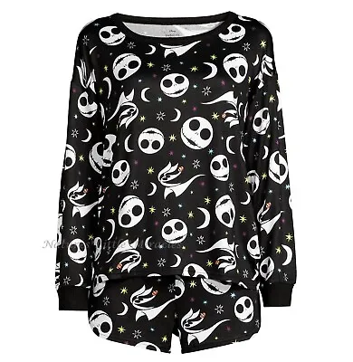 Buy The Nightmare Before Christmas Womens Pajamas Set Plus Size 2X 3X Shirt Shorts  • 23.54£