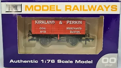 Buy Dapol 7 Plank Open Wagon Kirkland & Perkin Buxton Coal Merch - Limited Edition • 14.99£