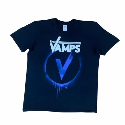 Buy The Vamps Band T-Shirt Tee Music Pop Graphic Black Mens XL • 31.73£