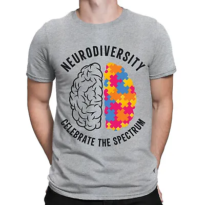 Buy Embrace Neurodiversity Celebrate The Spectrum Autism Awareness Mens T-Shirts#NED • 9.99£