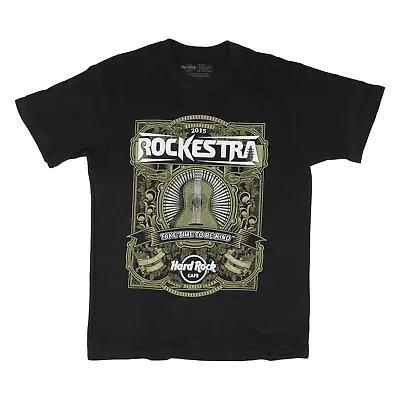 Buy HARD ROCK CAFE Rockestra 2015 Mens T-Shirt Black M • 12.99£