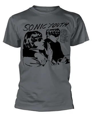 Buy Sonic Youth Goo Album Cover Grey T-Shirt  OFFICIAL • 16.29£