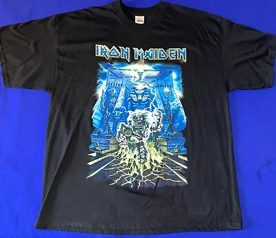 Buy Vintage 2008 Iron Maiden Somewhere Back In Time TOUR CONCERT TSHIRT SHIRT UNUSED • 76.85£