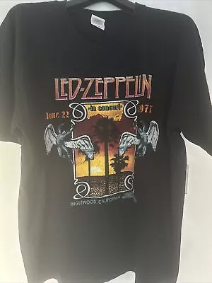 Buy Vintage 90s Led Zeppelin In Concert Graphic T Shirt  • 22.50£