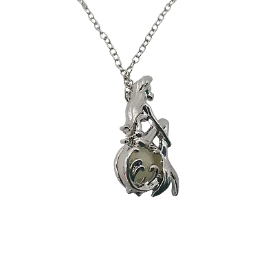 Buy Mermaid Sitting Pearl Necklace Fantasy Sea Pendant Charm Handmade Jewellery Gift • 8.84£