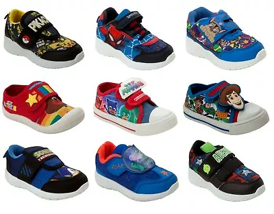 Buy Boys Official Branded Character Casual Walking Trainers Infant Kids Uk Size 5-2 • 12.99£