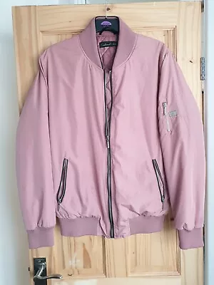 Buy Size L Dusky Pink Bomber Jacket Frlm Condemned Nation, Few Marks, See Photos • 2.99£