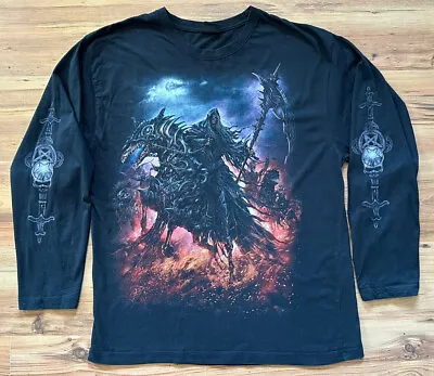 Buy Grim Reaper T Shirt Size XXL(see Measurements) The Four Horseman Spiral • 24.99£