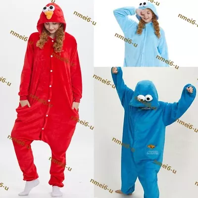 Buy Anime Cosplay Pyjamas Costume Hoodies Onesie0 Fancy Party Sesame Monster Club UK • 14.55£
