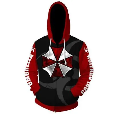 Buy Resident Evil Umbrella Corporation Jacket Sweater Hoodies 3D Printed Autumn Coat • 32.99£