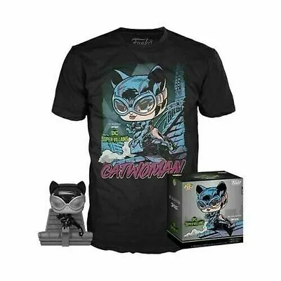 Buy Funko Pop! And Tee Catwoman Figure Black T-shirt DC Super Villains 2XL Jim Lee • 26.46£