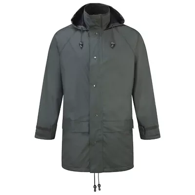 Buy Mens Fort Flex Tear-Resistant Waterproof Jacket | Taped Seams & Concealed Hooded • 22.95£