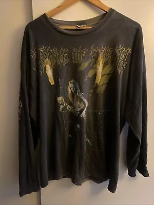 Buy Cradle Of Filth Long Sleeve Band T Shirt Rare Distressed Dead Girls Dont • 100£