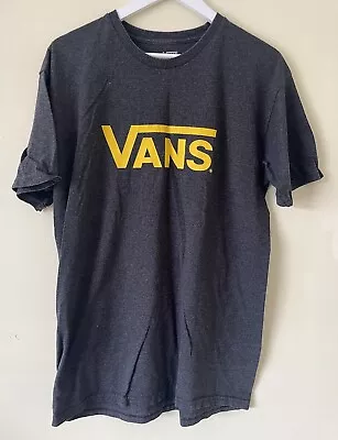 Buy Vans Mens T-shirt Short Sleeve Vintage Grey L • 3.99£