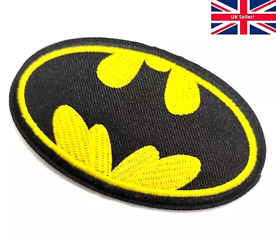 Buy Batman Logo Iron Sew On Patch Jacket Jumper Trousers Embroidered Fabric Patches • 2.49£