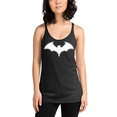 Buy Blurry Bat Halloween Goth Women's Racerback Tank Goth Fashion • 27.85£