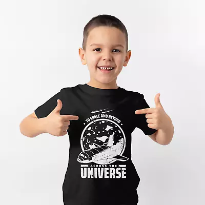 Buy Cool Space Kids T-Shirt For Causal Wear Ideal Space And Beyond Gift • 10.99£
