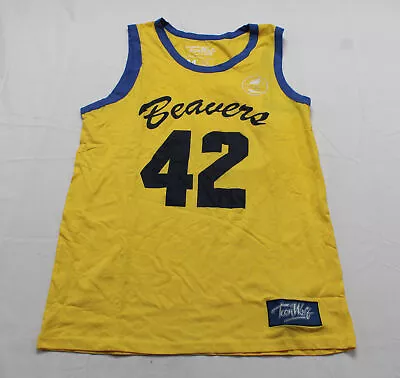 Buy Loot Crate Unisex Adult's Teen Wolf Beavers Basketball Jersey LC7 Yellow Medium • 7.78£