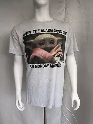 Buy Star Wars MANDALORIAN Grogu  Monday Morning  T-Shirt  UK Size 2XL • 4.99£