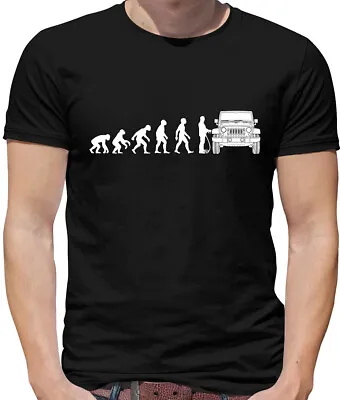 Buy Evolution Of Man JK Driver Mens T-Shirt - Car Owner - Cars • 13.95£