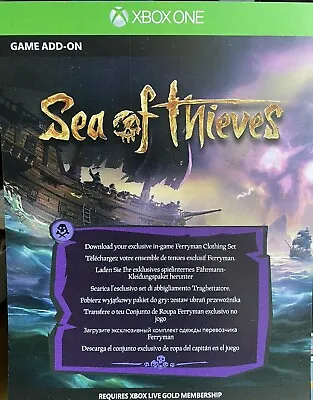 Buy XBOX ONE Game Add On - Sea Of Thieves Ferryman Clothing Set - CODE ONLY • 650£