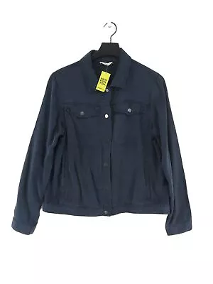 Buy Hush Women's Jacket UK 12 Blue 100% Lyocell Modal Bomber Jacket • 14.75£
