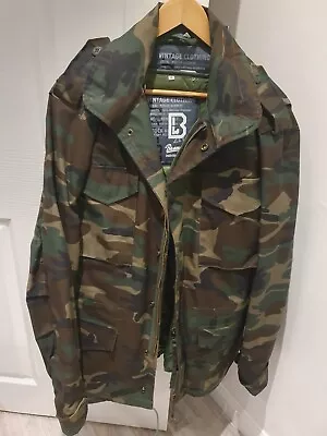 Buy Brandit M-65 Vintage Jacket Military Woodland • 45£