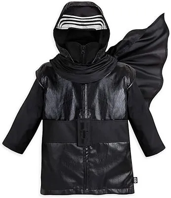 Buy Star Wars Kylo Ren Rain Jacket For Boys The Force Awakens Black Raincoat Boy NEW • 56.25£