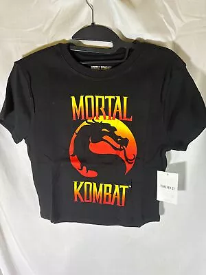 Buy Mortal Kombat Kid's Black Dragon T-Shirt, Size M, NWT • 7.89£