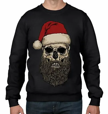Buy Santa Claus Hipster Beard Christmas Men's Sweater  Jumper • 22.95£
