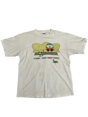 Buy Vintage 1997 South Park Promo T-Shirt Fits L/XL Cheesy Poofs • 35£