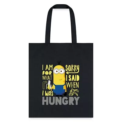Buy Minions Merch Hungry Kevin Funny Quote Licensed Tote Bag, One Size, Black • 19.94£