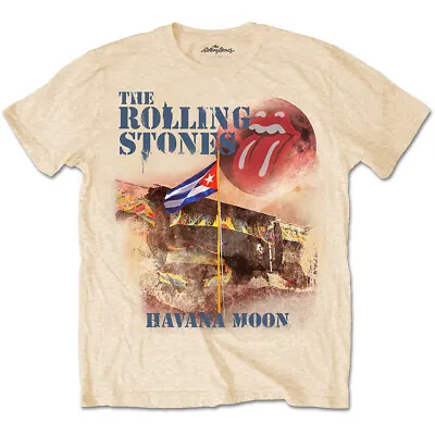 Buy Rolling Stones Havana Moon Official Merch T-Shirt Gold New • 20.87£
