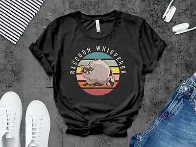 Buy Raccoon Whisperer T-Shirt, Cute Wildlife Animal Lover Tee, Retro Style Graphic S • 26.48£