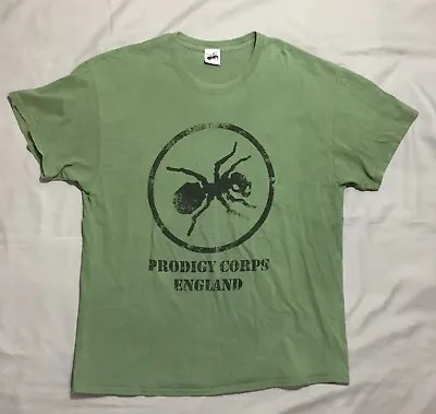 Buy THE PRODIGY CORPS ENGLAND KEITH FLINT UNWORN Rolled Sleeve  T-Shirt 2010 Size XL • 280.21£