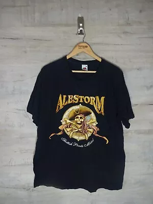 Buy Alestorm Rock Band Graphic Tee Vtg Black T Shirt W/  Fruit Loom Tag XL • 23.20£