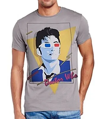 Buy DOCTOR WHO New Romantic 1980s Style 10th Doctor Adult T Shirts NEW LAST FEW • 9.99£