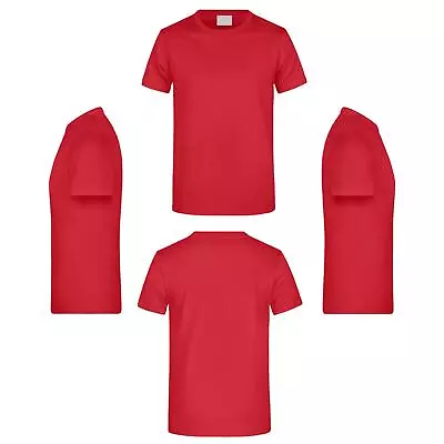 Buy Men’s T-Shirt Plain 100% Cotton Short Sleeve T-Shirts Tee Crew Neck Size S-3XL • 4.49£