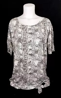 Buy Women's T-Shirt Snake Print Cool Party Brand New Chainstore • 3.95£