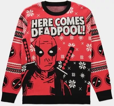 Buy Deadpool - Knitted Christmas Jumper Red • 43.89£